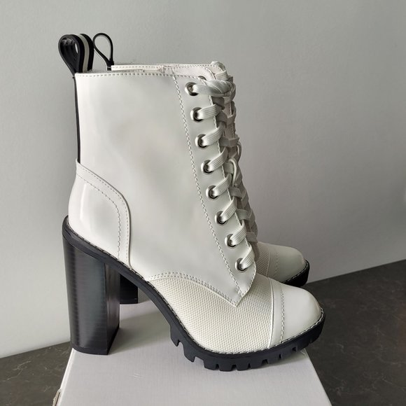 BCBGeneration Shoes - (SOLD) $98 *NEW* (7.5) BCBGeneration White Combat Bootie